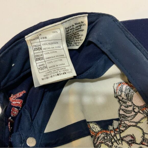 Tigger Vintage Navy Blue Cotton Snapback Hat - Picture 6 of 6